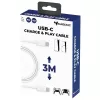 USB-C Charge- und Play-Kabel SUBSONIC SA5634 für PS5 – kabelgebundene Aufladung und Datenverbindung