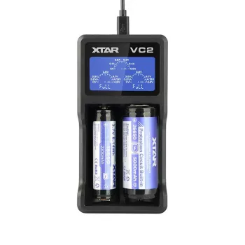 XTAR VC2 Haushaltsbatterie-USB-Ladegerät