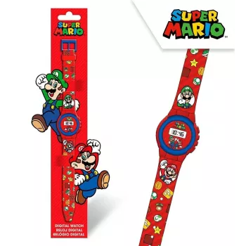 Kids Euroswan Armbanduhr Super Mario — analoge/digitale Kinderuhr, Modell GSM4234