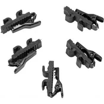 Kabelclip Omnitronic MK2 Schwarz — 5er-Pack zur Sicherung von Audio- und Stromkabeln