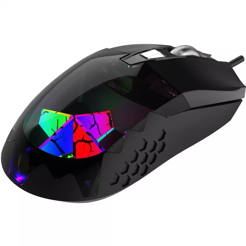 INCA Cian INCA Empousa 3D RGB Led 7200 Dpi Makrotasten Private Gaming-Maus