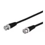 Wentronic Goobay BNC-Verbindungskabel, Schwarz, 5 m - BNC-Stecker > BNC-Stecker (50087)