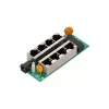 PoE Injector Extralink Gigabit 4-Port, 4x 1000Mb/s RJ45, 48V, Blau/Schwarz