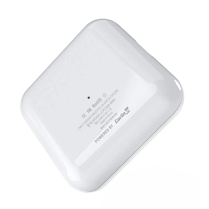 Wireless adapter Carlinkit CPC200-U2W MINI Apple CarPlay weiß – kabelloser CarPlay-Adapter