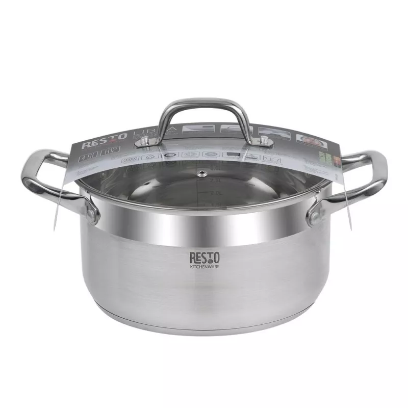 Resto Kitchenware Libra 4,6 L Rund Edelstahl