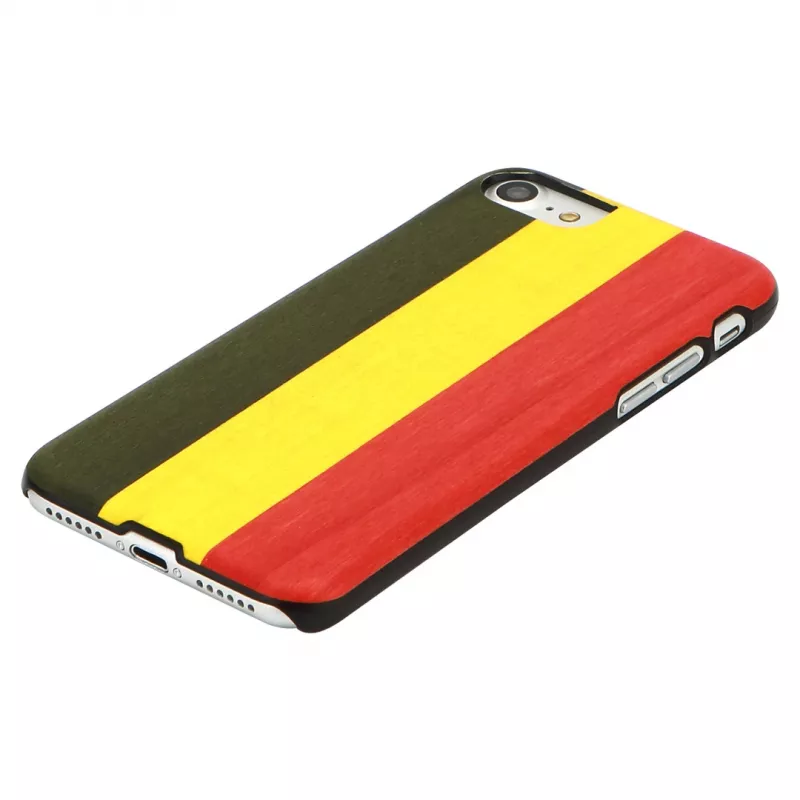 Handyhülle Man and Wood für iPhone 7/8 — reggae Schwarz