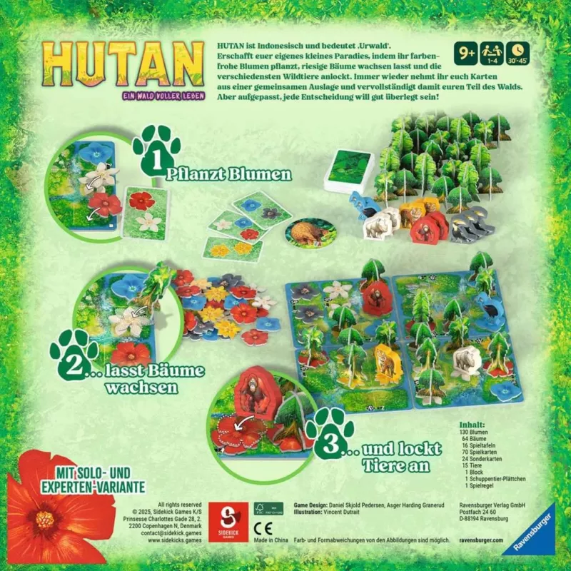 Hutan, Brettspiel