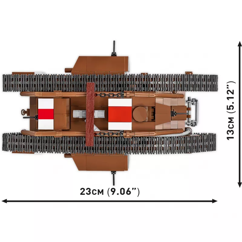 Konstruktionsset Cobi Building Blocks Mark V Male NO 9199 — 844 Teile