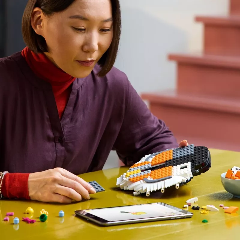 Konstruktionsspielzeug LEGO Art Fauna Collection Tiger Set 31217 – baubares Tigermodell