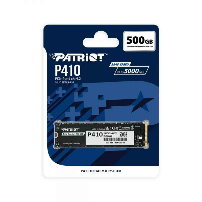 SSD-Laufwerk Patriot 500 GB M.2 PCIe 4.0 P410