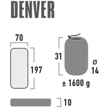 Camping-Luftmatratze Denver 41027 (Citronella)