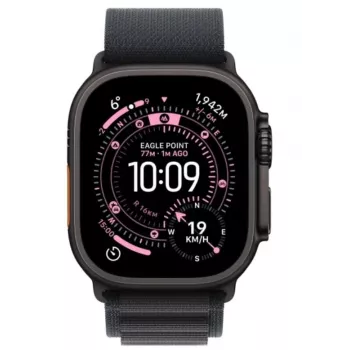 Apple Watch Ultra 3 GPS + Cellular 49mm Black Titanium Gehäuse mit Black Alpine Loop Medium