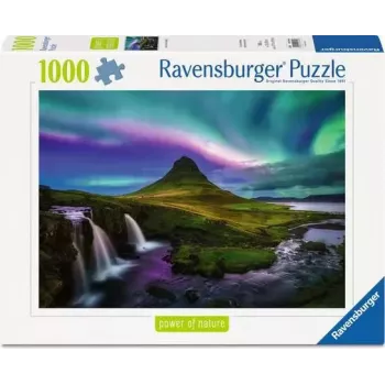 Puzzle Power of Nature - Nordlichter über Kirkjufell (1000 Teile)
