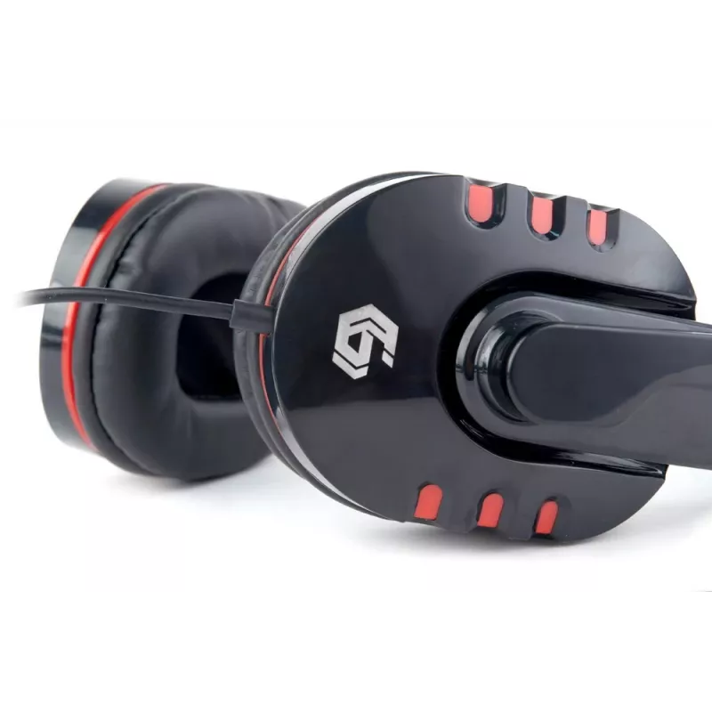 Gembird GHS-402 Kopfhörer/Headset Kabelgebundenes Kopfbügel Gaming Schwarz