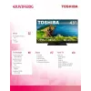 TV LED 43UV3F63DG 43 Zoll LED-Display 4K-Auflösung