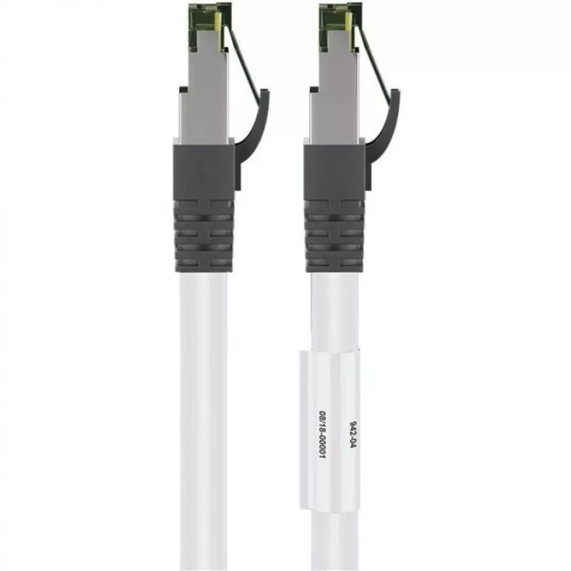 Wentronic 55127 - 5 M - Cat8.1 - S/FTP (S-STP) - RJ-45 - RJ-45 - Weiß