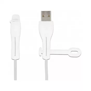 DeLOCK Staubschutzkappe für USB Typ-A-Stecker und Apple Lightning-Stecker, Set 2 Stück weiß