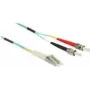 Optical Fibre Kabel DeLOCK LC to ST Multi-mode OM3 1 m