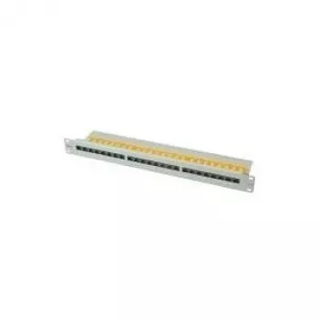 ROLINE Cat. 6 / Class E 48,30cm (19)-Patchpanel, 24P, Ungeschirmt, Hellgrau (26.11.0355)