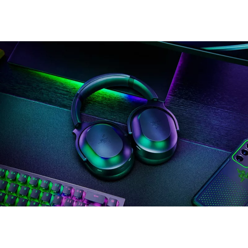 Razer Barracuda Pro Headset Kabelgebunden & Kabellos Bügel Gaming USB Type-C Bluetooth Schwarz