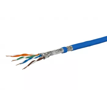 Netzwerkkabel Metz Connect 1308427B34145 Cat7a S/FTP Blau 100m