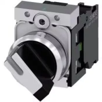 Siemens 3SU1150-2BF60-1BA0 elektrischer Antrieb Schwarz, Metallic