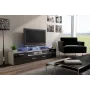 Cama TV-Ständer EVORA 200 weiß/schwarz glänzend