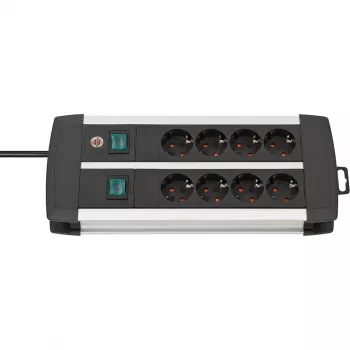 Power Extension Brennenstuhl 1391000908 3m 8 AC Outlets Indoor Schwarz White