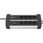 Power Extension Brennenstuhl 1391000908 3m 8 AC Outlets Indoor Schwarz White