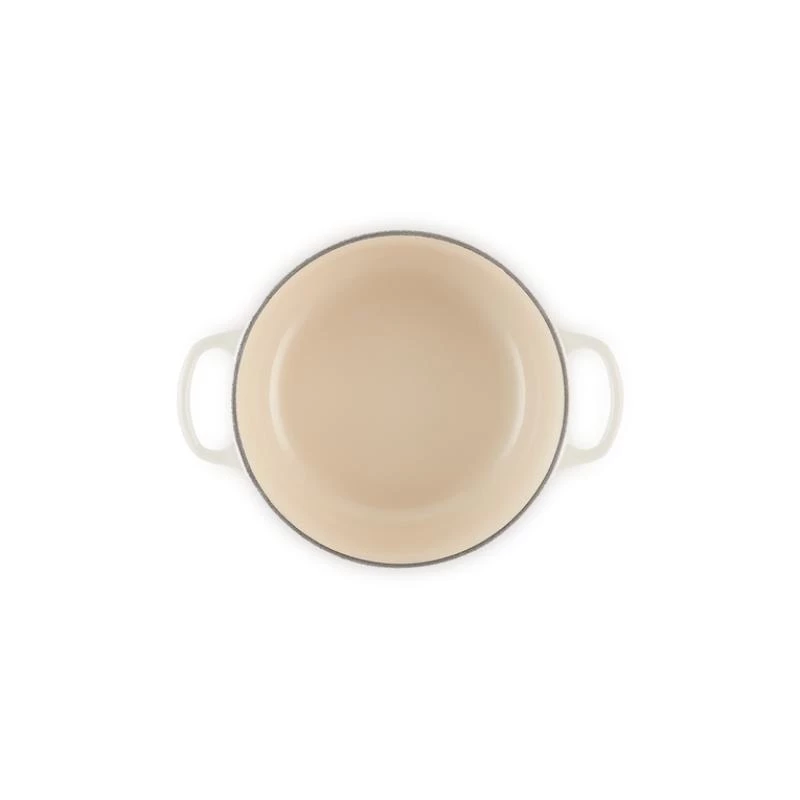 Le Creuset Signature Roaster rund weiß 20 cm