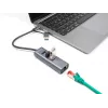 DeLOCK 64282 Laptop-Dockingstation & Portreplikator Kabelgebunden USB 3.2 Gen 1 (3.1 Gen 1) Type-C Grau (64282)