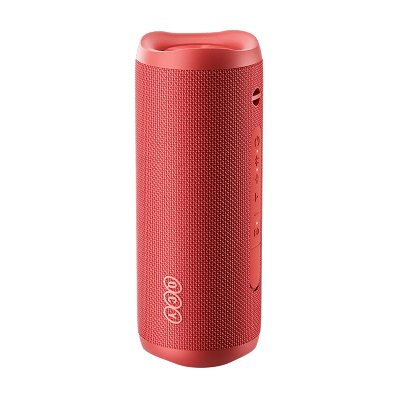Tragbarer kabelloser Lautsprecher QCY SP7 rot — Bluetooth 5.0, kompaktes tragbares Design