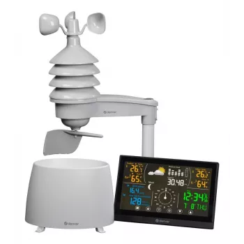 Digitale Wetterstation Denver WS-650 Innen- Außenthermometer Barometer Hygrometer
