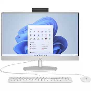 HP 24-cr0006ng - All-in-One (Komplettlösung) - Ryzen 5 7520U / 2,8 GHz - RAM 16GB - SSD 512GB - NVMe - Radeon 610M - 1GbE, Wi-Fi 6, Bluetooth 5,3 - WLAN: 802,11a/b/g/n/ac/ax, Bl