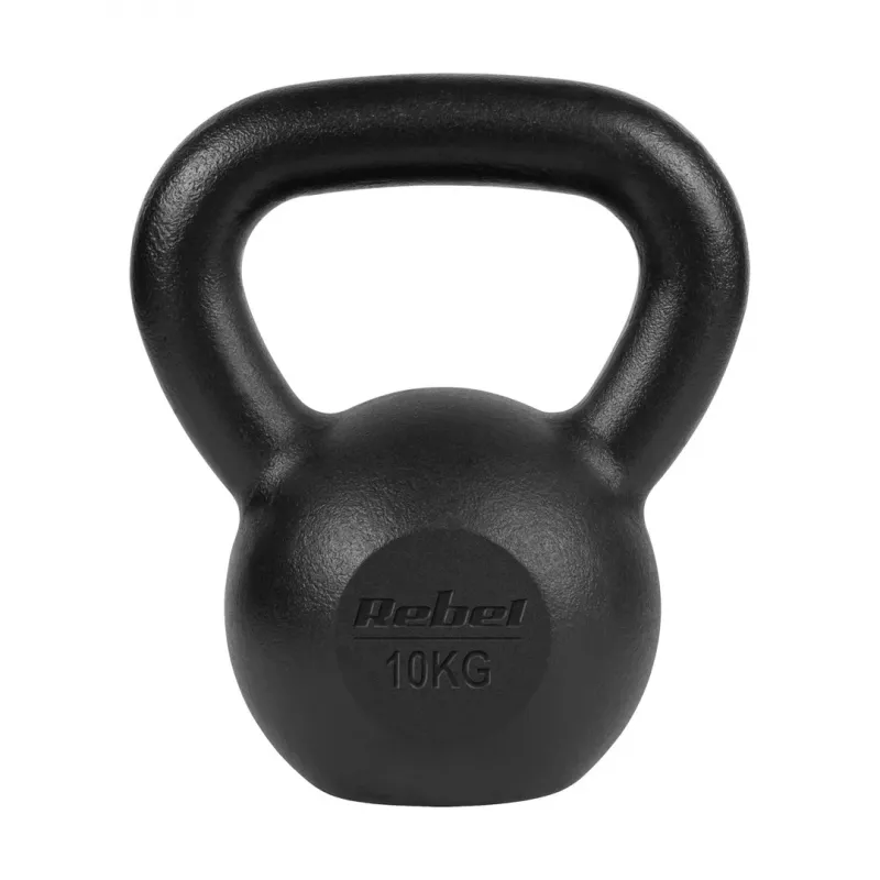 Kettlebell Rebel Active 10 kg Eisen RBA-2323-10 – Gusseisen-Kettlebell für Krafttraining