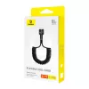 Baseus Fish-Eye USB-C-auf-USB-C-Schnellladekabel 1 m 100 W Schwarz