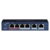 Hikvision DS-3E0106HP-E Netzwerk-Links Unmanaged Fast Ethernet (10/100) PoE-Unterstützung Blau
