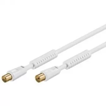 Wentronic 27718 Koaxialkabel Weiß