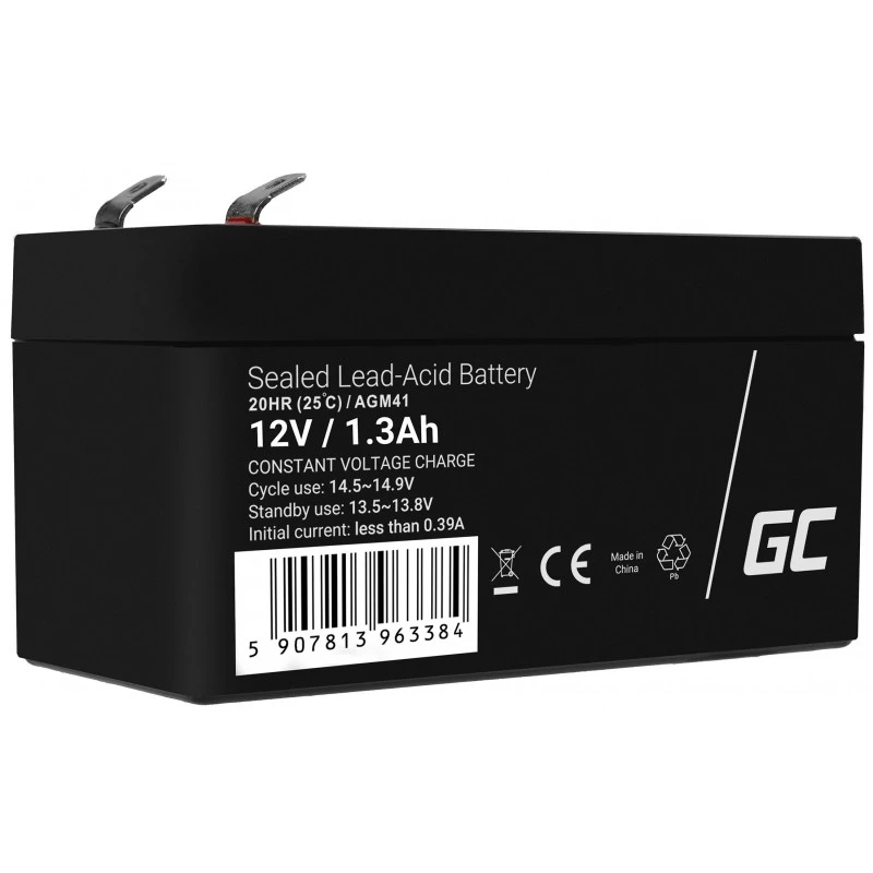 Batterie AGM VRLA 12V 1,3Ah wartungsfrei