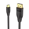 Vention USB-C auf DisplayPort 8K Kabel 2 m, USB Typ-C auf DP, Schwarz