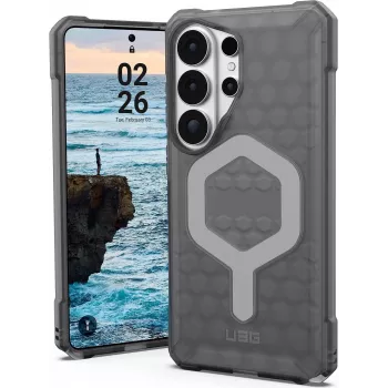 UAG Urban Armor Gear Essential Armor Case mit Magnetmodul | Samsung Galaxy S26 Ultra | Asche (grau transparent) | 214532113131 (214532113131)