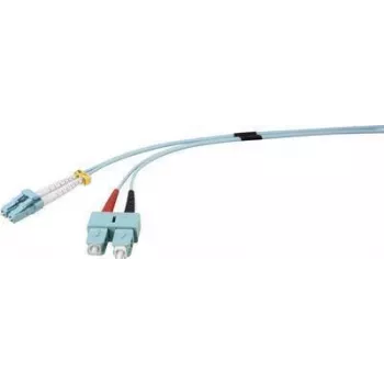 Renkforce RF-4755214 Glasfaser-LWL-Verbindungskabel [1x LC-Stecker - 1x SC-Stecker] 50/125 µ Multimode OM3 2,00 m (RF-4755214)
