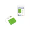 USB-Hub LOGILINK UA0138 — 4‑Port USB 2.0 Hub, grün, bis zu 480 Mbit/s