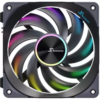 Fan Seasonic MagFlow ARGB 12 cm 2000 RPM Schwarz