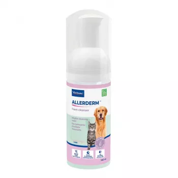 Reinigungsschaum VIRBAC ALLERDERM SPOT ON für Hunde und Katzen 6 x 2 ml