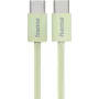 Hama Fabric USB-Kabel USB 2.0 1 m USB C Grün