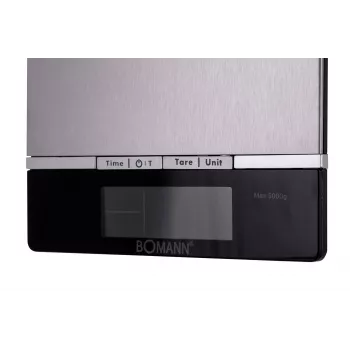 Bomann KW 1421 CB – LCD – Schwarz – Edelstahl – 160 x 230 x 18 mm – 18 mm – AAA – Edelstahl (614211)