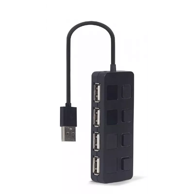 USB 2.0-Schnittstellen-Hub Gembird UHB-U2P4-05 mit 4 USB-Anschlüssen