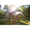 FastPitch Event Shelter XL, Pavillon Silber/Dunkelblau, 4,5 x 4,5 Meter