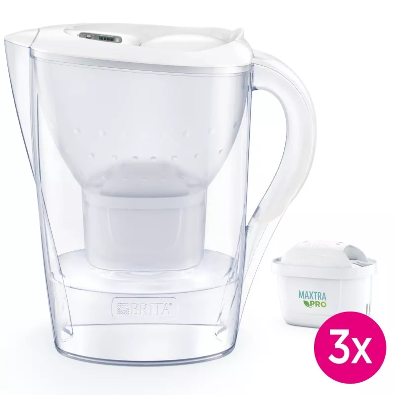 Brita Marella+3 Kartuschen PRO Weiß 2,4 Weiß